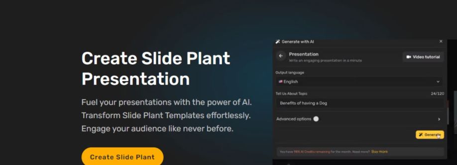 Create Slide Plant Plant Cover Image