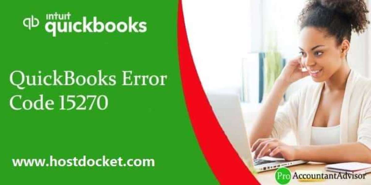 How to Fix with QuickBooks Error Code 15270?