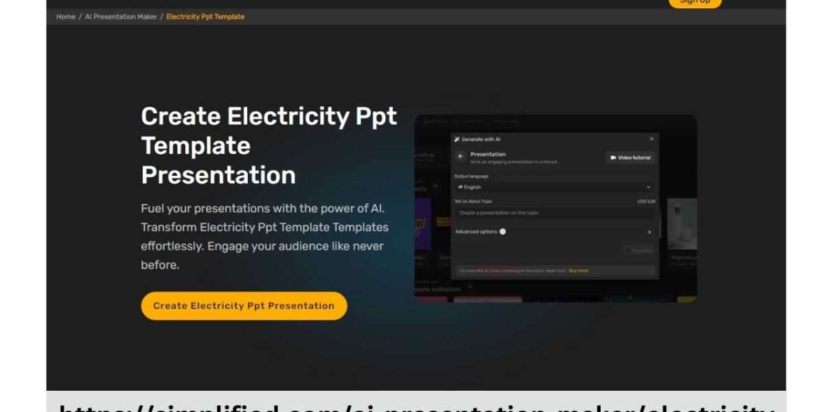 Electricity Ppt Template