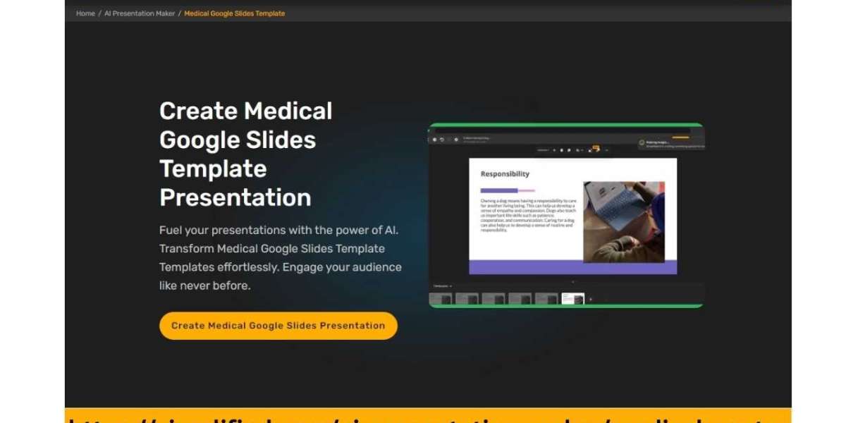 Free Online Presentation Maker: Medical Google Slides Template simplified