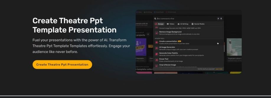 Theatre Ppt Template Cover Image