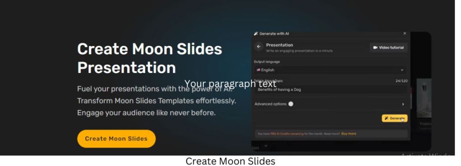 Create Moon Slides Slides Cover Image