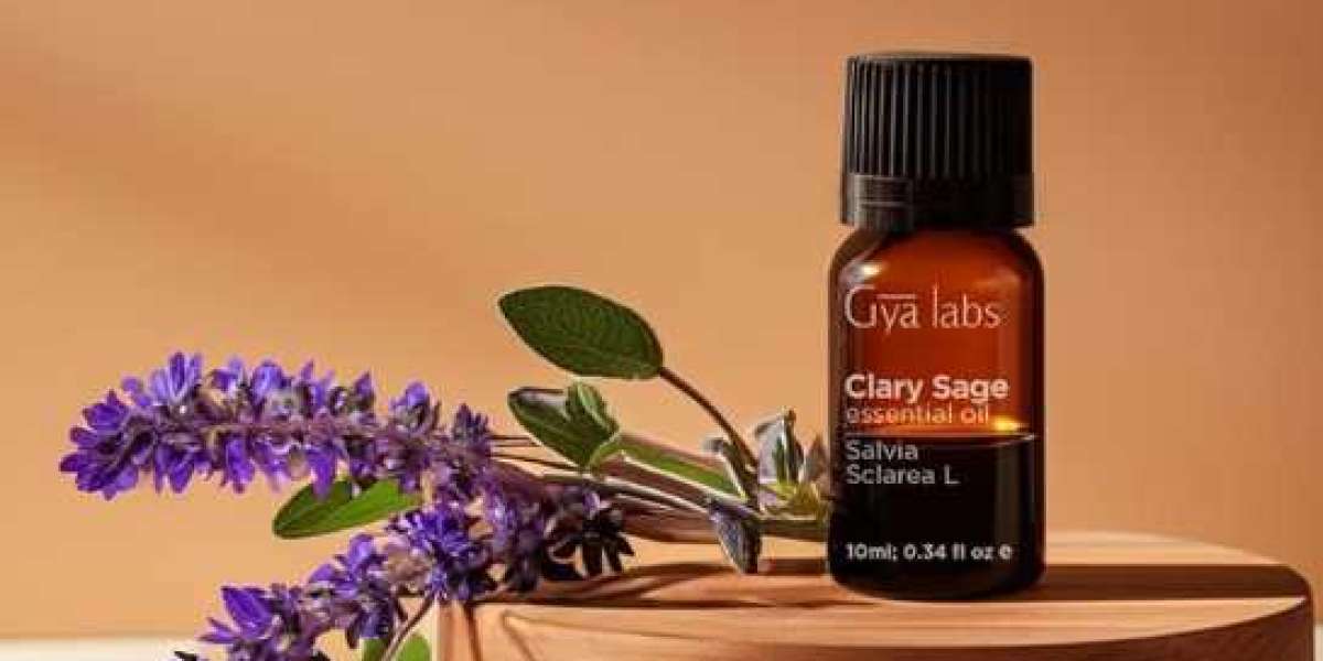 Buy Clary Sage Essential Oil: Unlock the Benefits of GyaLabs Clary Sage Essential Oil
