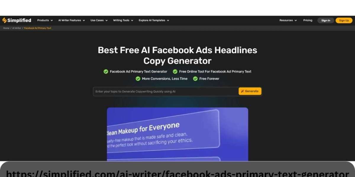 Facebook ads primary text generator