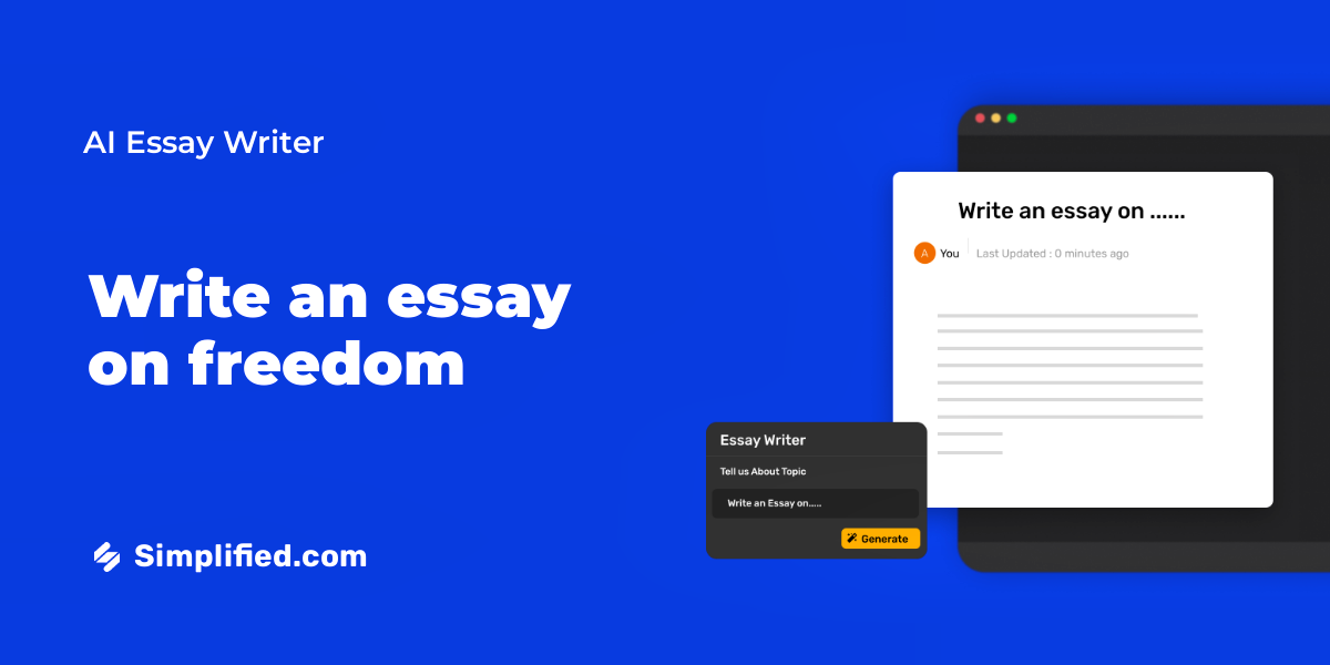 Write Descriptive Essay On Freedom In Minutes