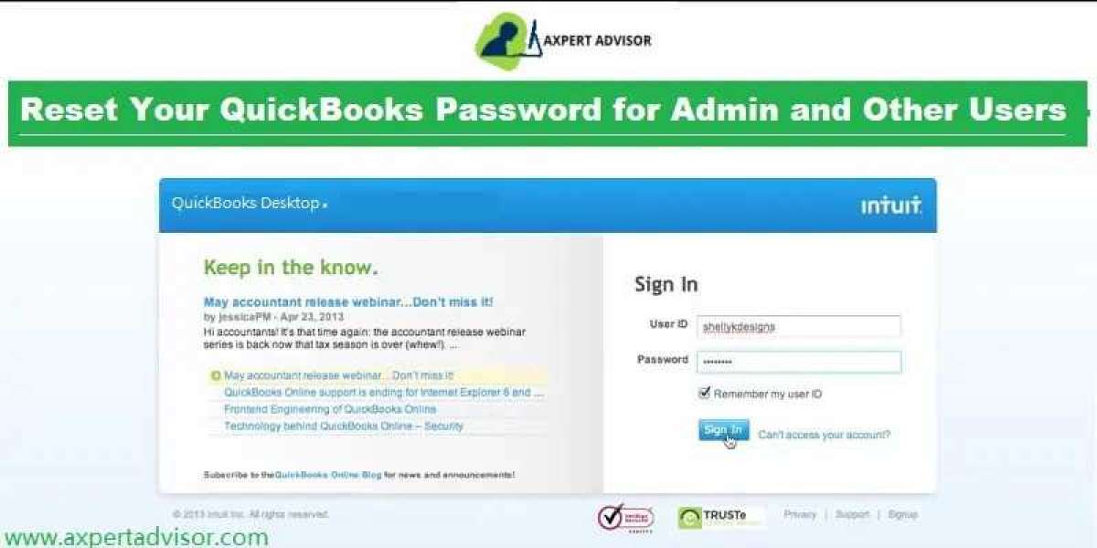 How to Reset Password for QuickBooks Desktop?