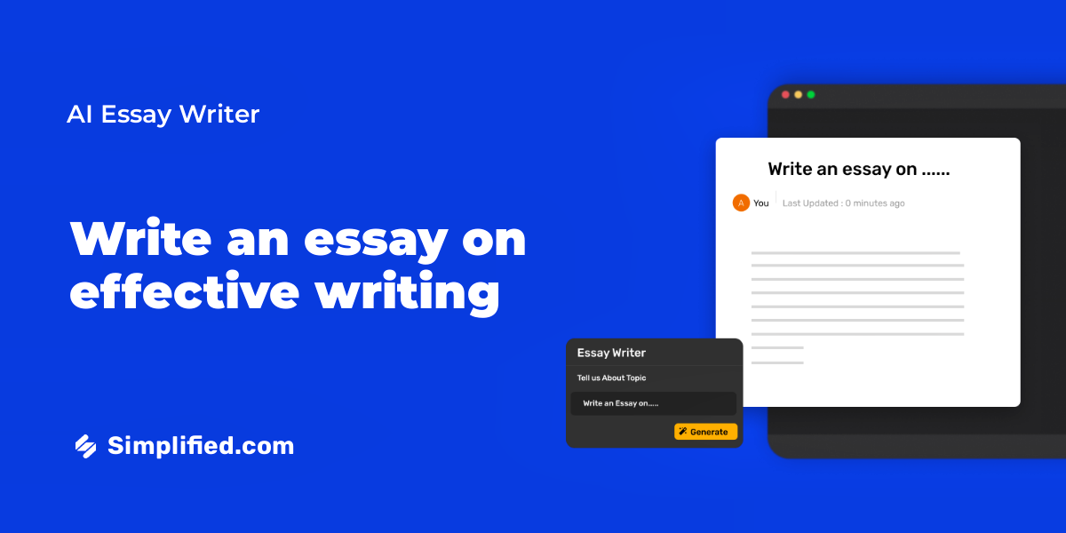 Write Descriptive Essay On Effective Writing In Minutes