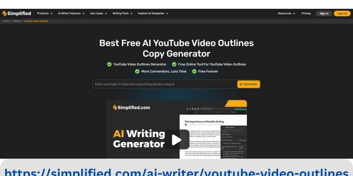 Youtube video outlines generator