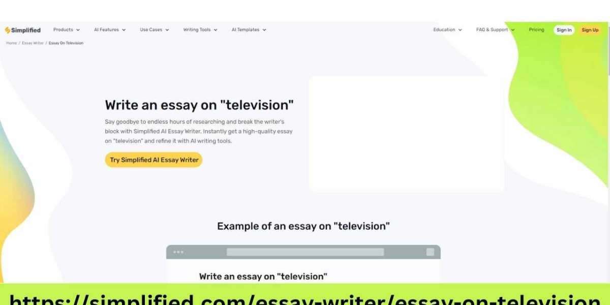 Television Essay Writer