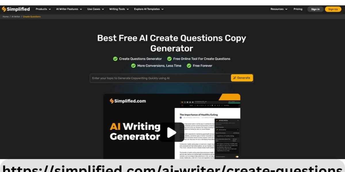 Create question generator
