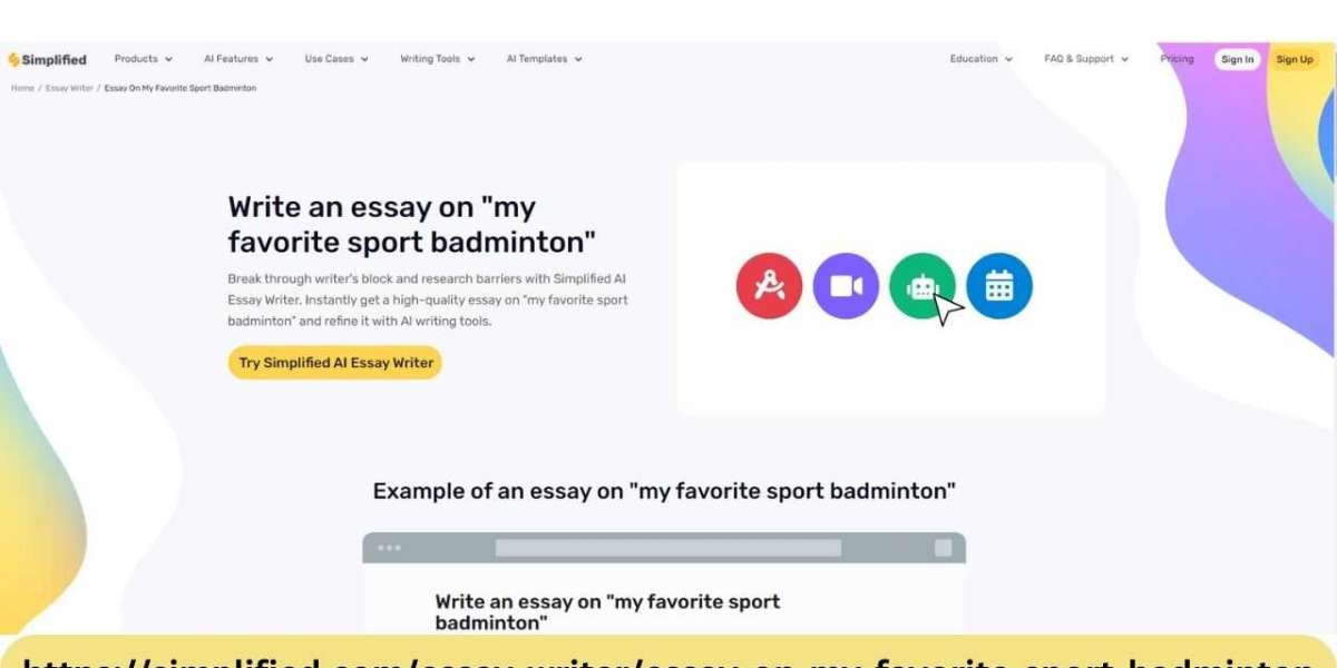 My Favorite Sport Badminton Essay Writer