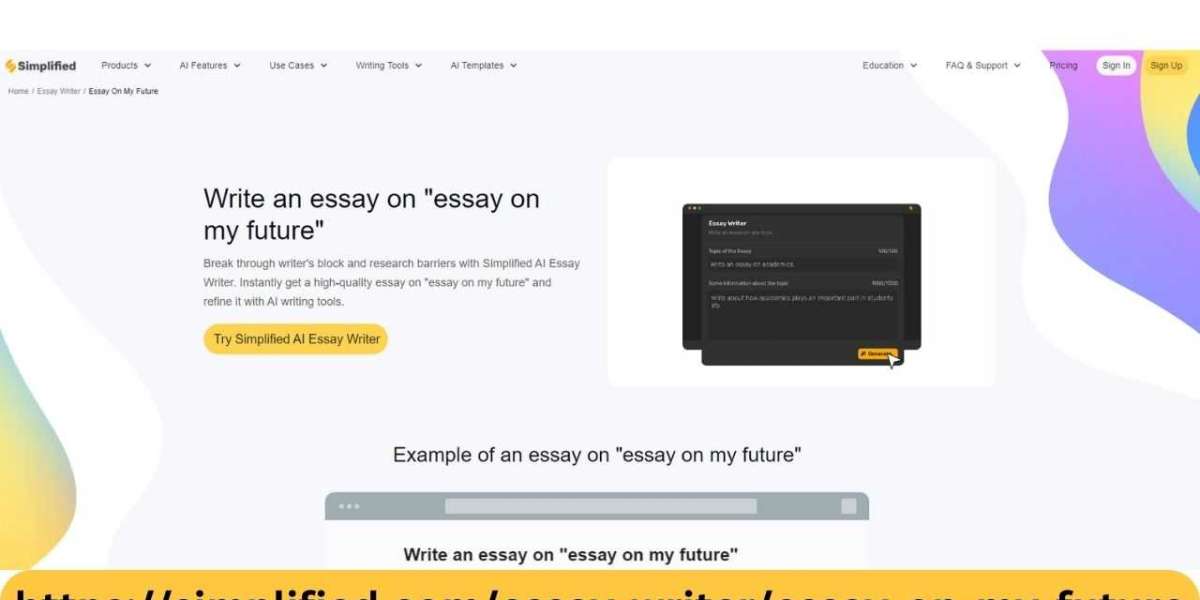 My Future essay writer