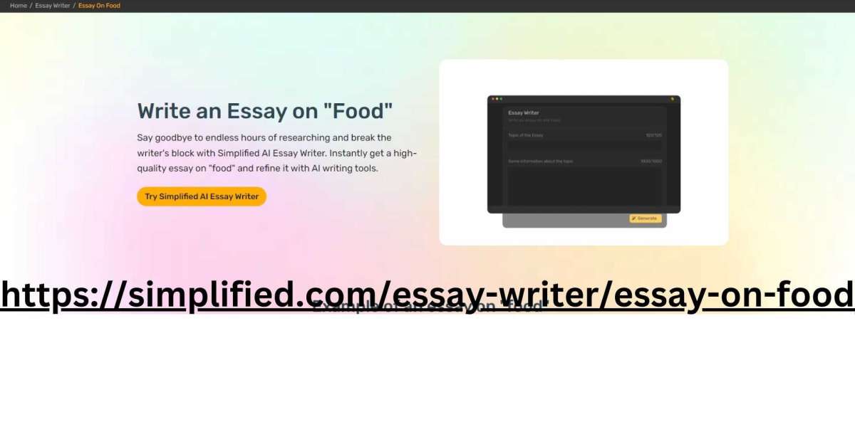 Simplified: Your Destination for Free Online Food Essay Writers