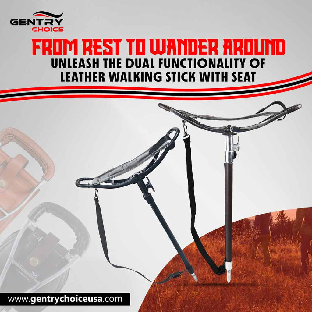 Elevate Your Outdoor Experience:Dual Function Walking Stick with Seat – gentrychoiceusa