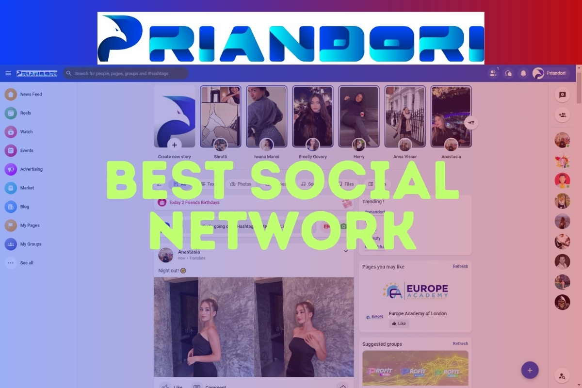 Priandori - The Best Social Media Network ✅