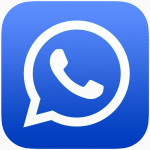 Blue Whatsapp Profile Picture