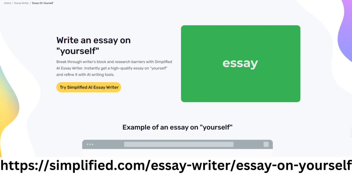 Yourself Essay Writer: Express Your Unique Voice Online with Simplified