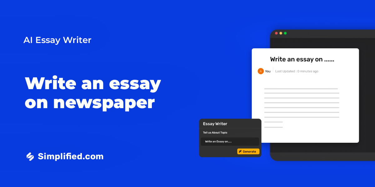 Write Descriptive Essay On Newspaper In Minutes