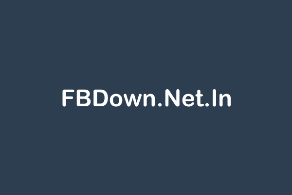 FBDown Facebook Video Downloader - Download Facebook Videos Full HD