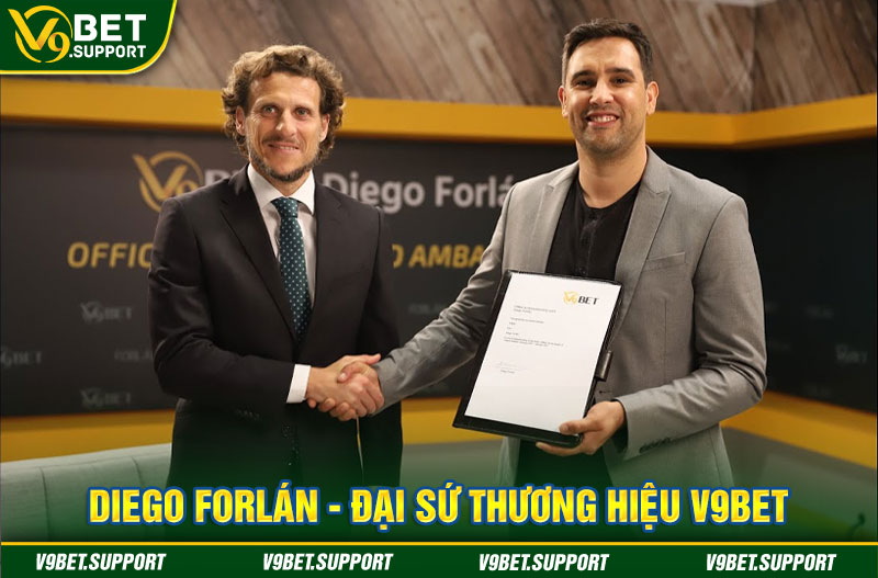 Diego Forlán - Đại Sứ Thương Hiệu V9bet Trên Toàn Châu Á