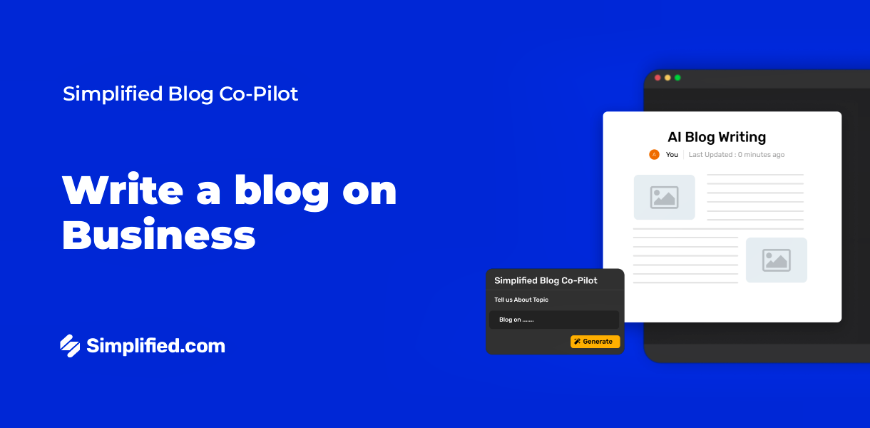 Write Business Blogs with AI Blog Writer