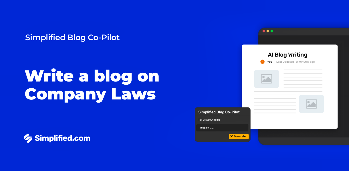 Write Company Laws Blogs with AI Blog Writer