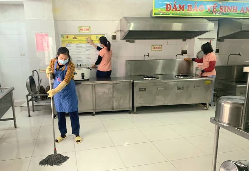 Danh mục dụng cụ vệ sinh trong bếp ăn trường học - Công Ty CƠ KHÍ NỘI THẤT THIÊN AN PHÁT