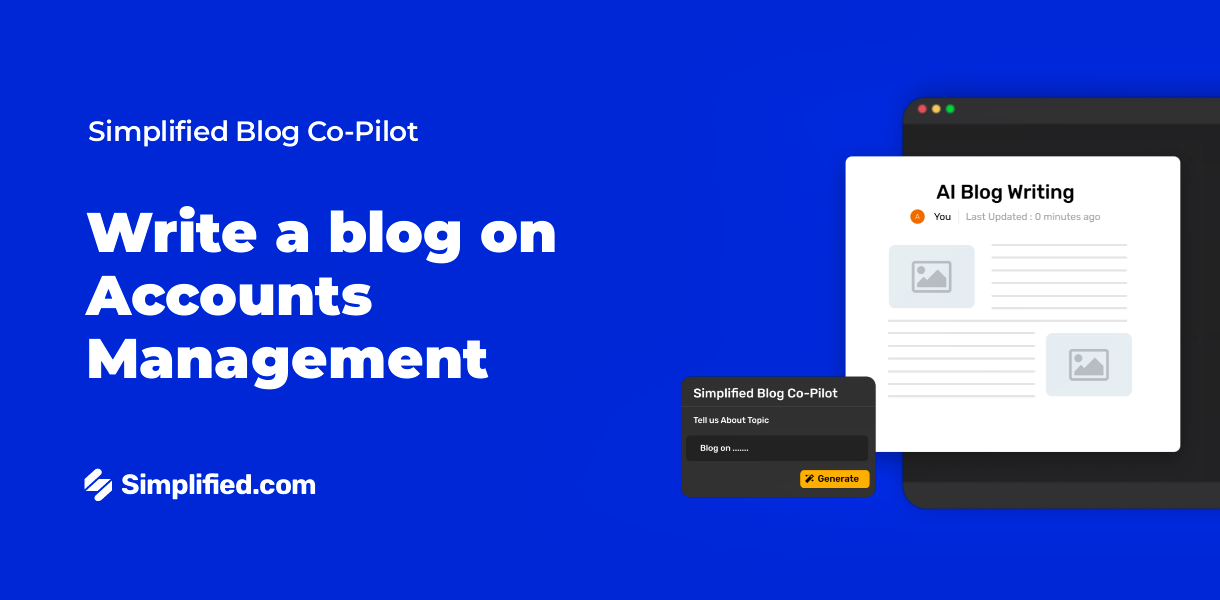 Write Accounts Management Blogs with AI Blog Writer