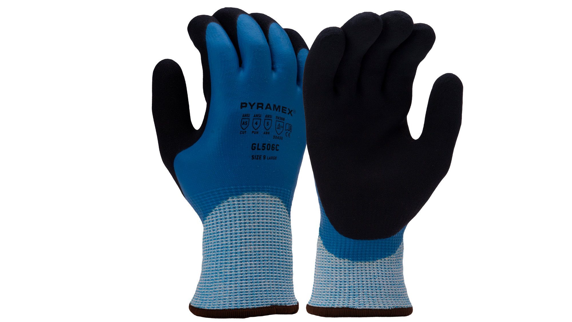 Pyramex GL506C Insulated Sandy Latex Gloves-PY_GL506C