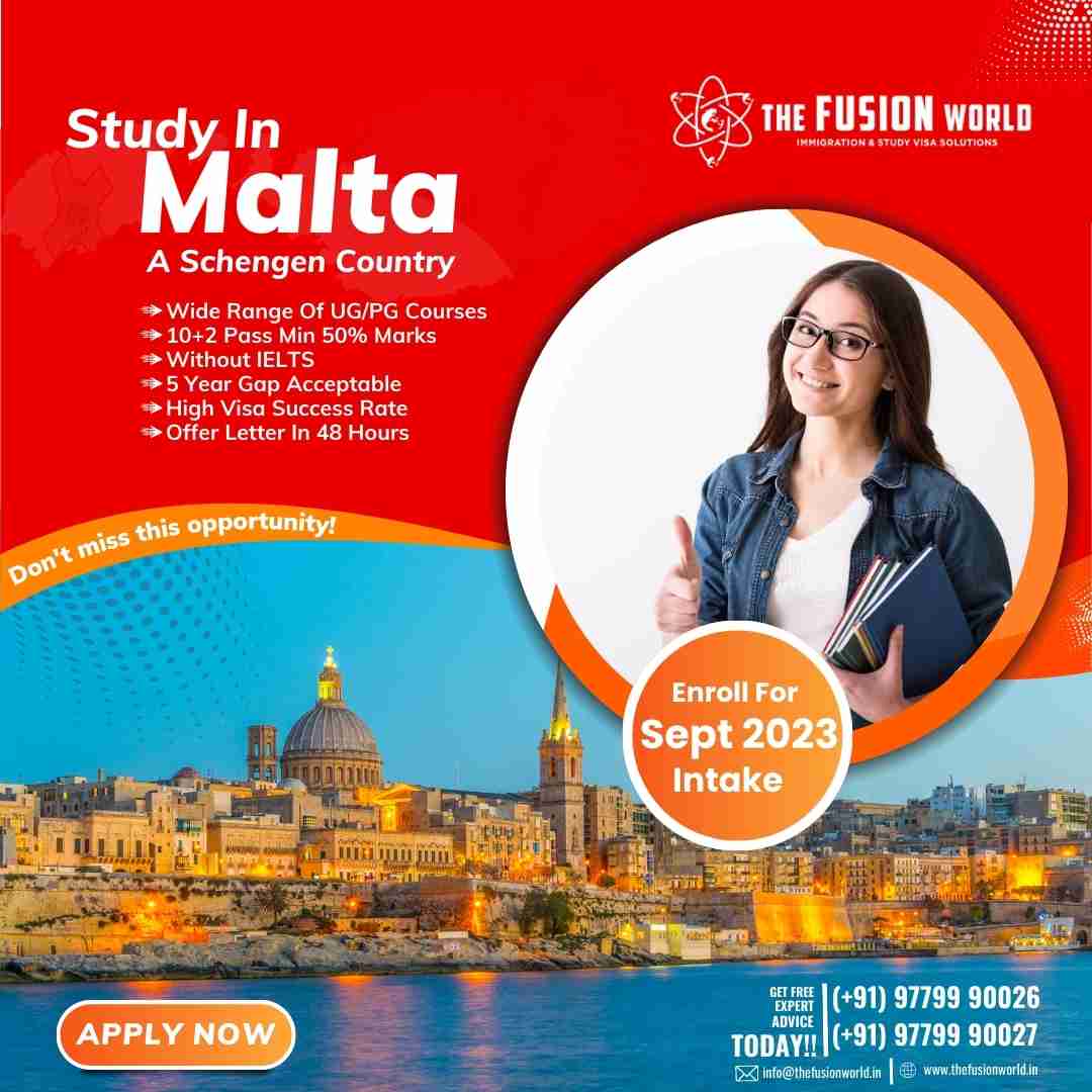 Top Malta Study Visa Consultants In Punjab - Fusion World