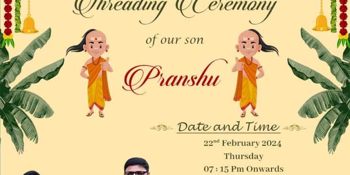 Invitation Card for Mundan Ceremony: Memories with Tradition