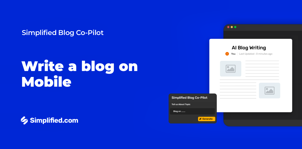 Write Mobile Blogs with AI Blog Writer