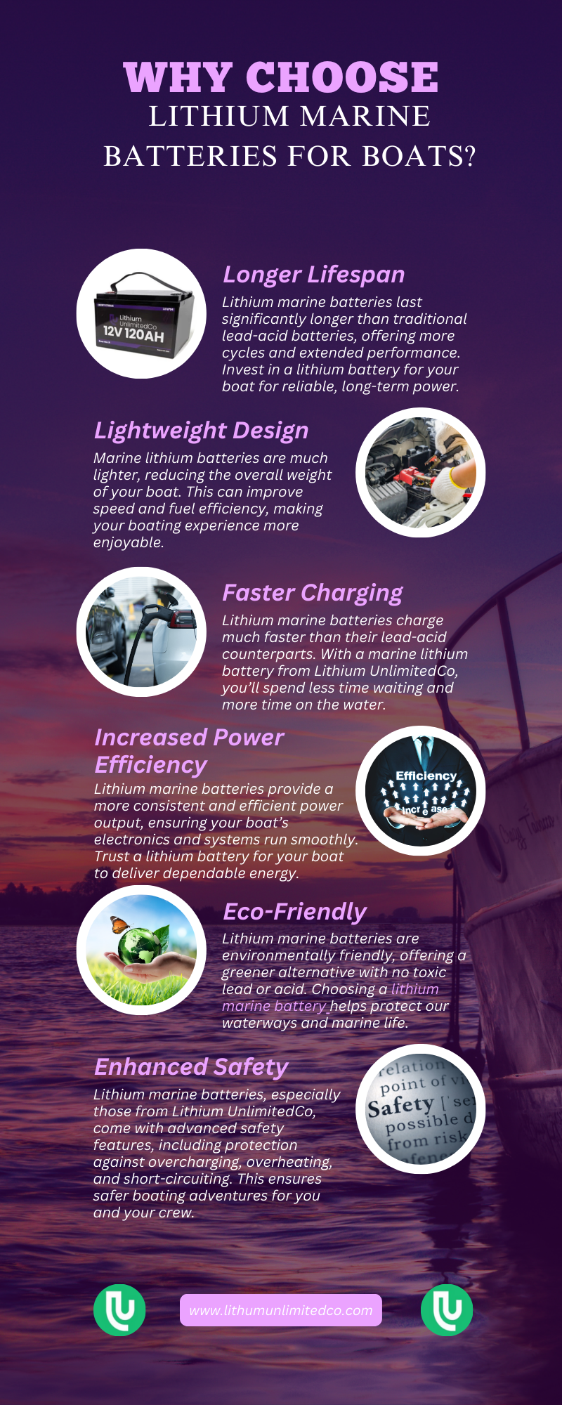 Why Choose Lithium Marine Batteries for Boats