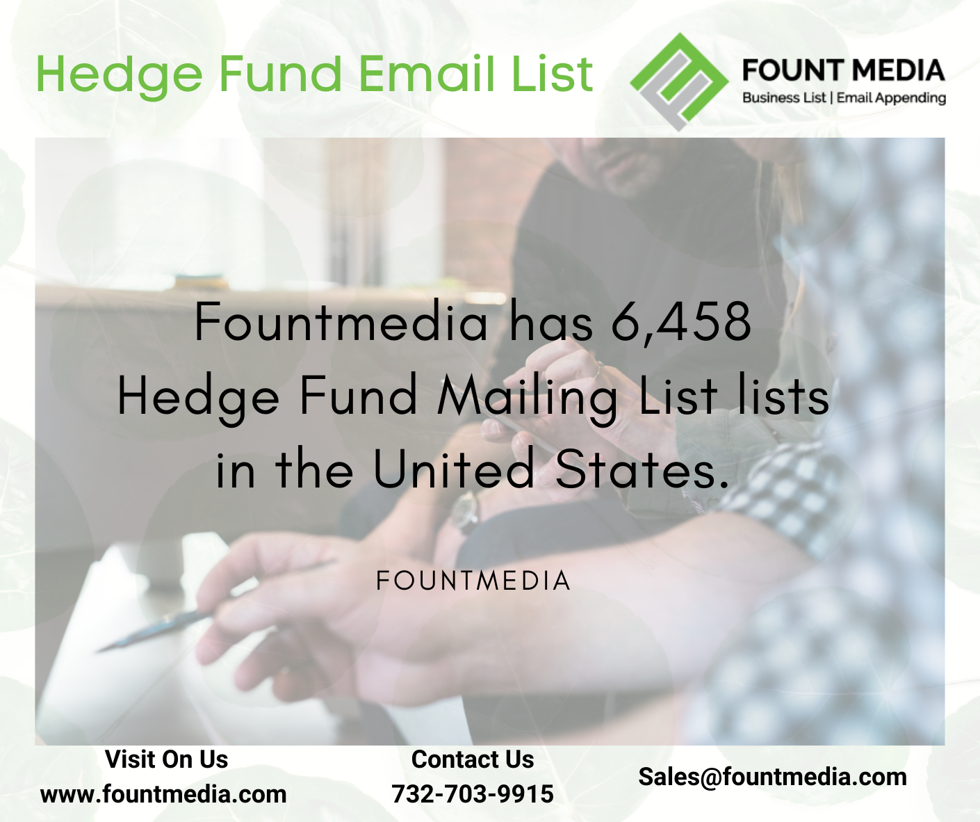 Hedge Fund Email List | Hedge Fund Database - FountMedia