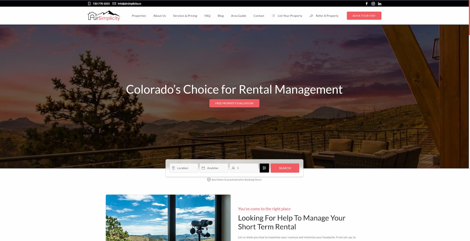 Vacation Rental Management Denver | Rental Property Management