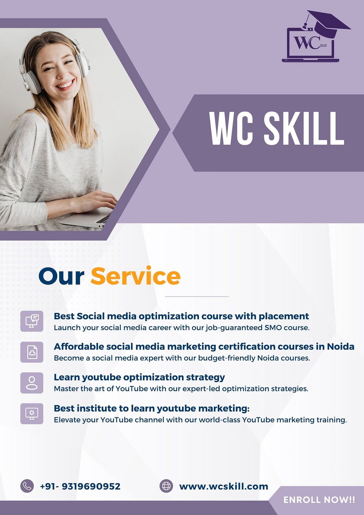 Best Affordable Social Media Marketing & Optimization Certification Course with Placement in Noida - Wcskill - Medium