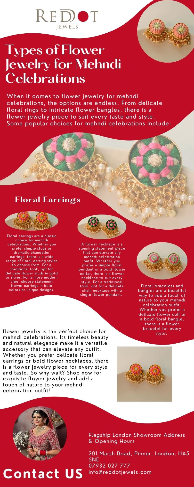 Types of Flower Jewelry for Mehndi Celebrations - Gifyu