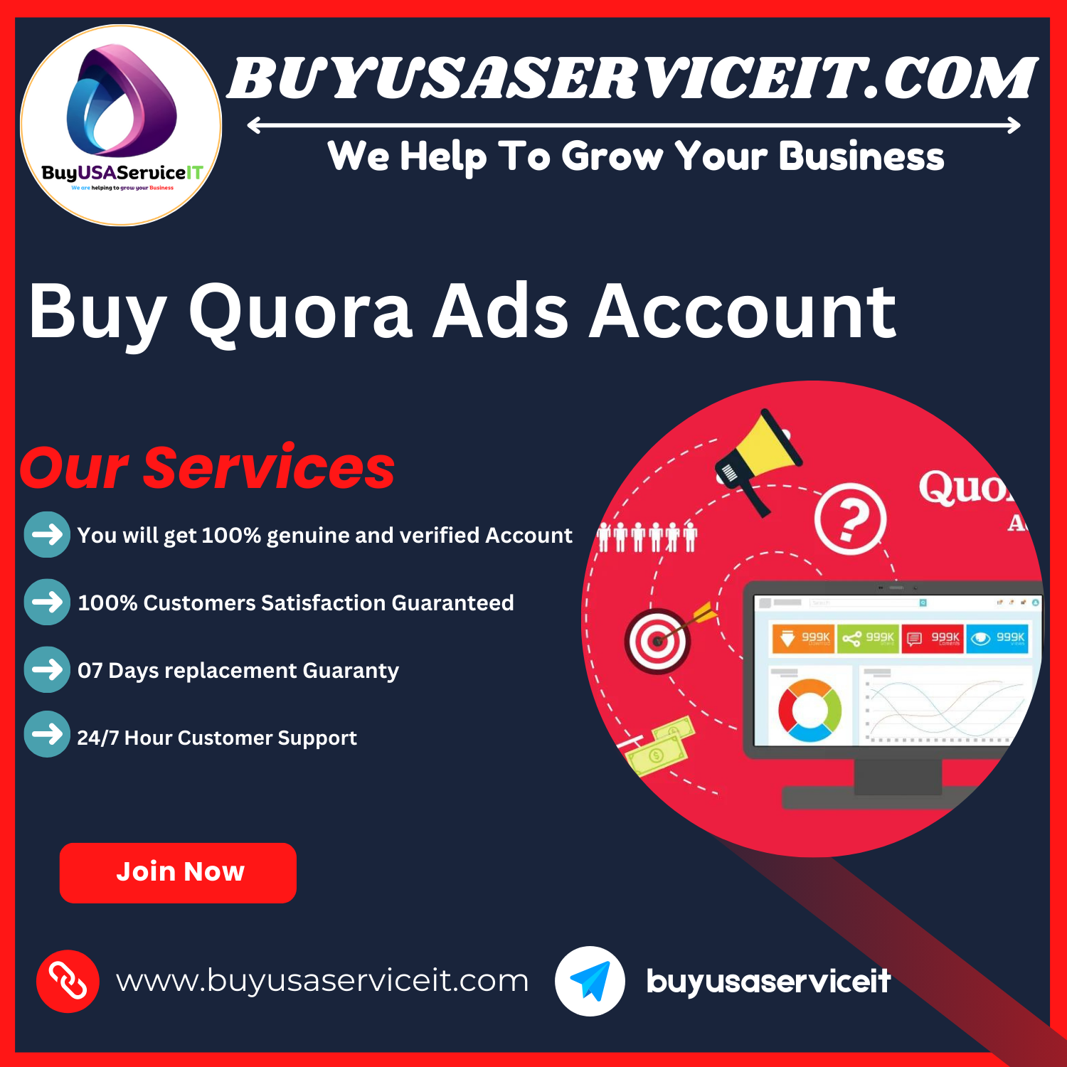 Buy Quora Ads Account Best Quality With Ads Manager Secure