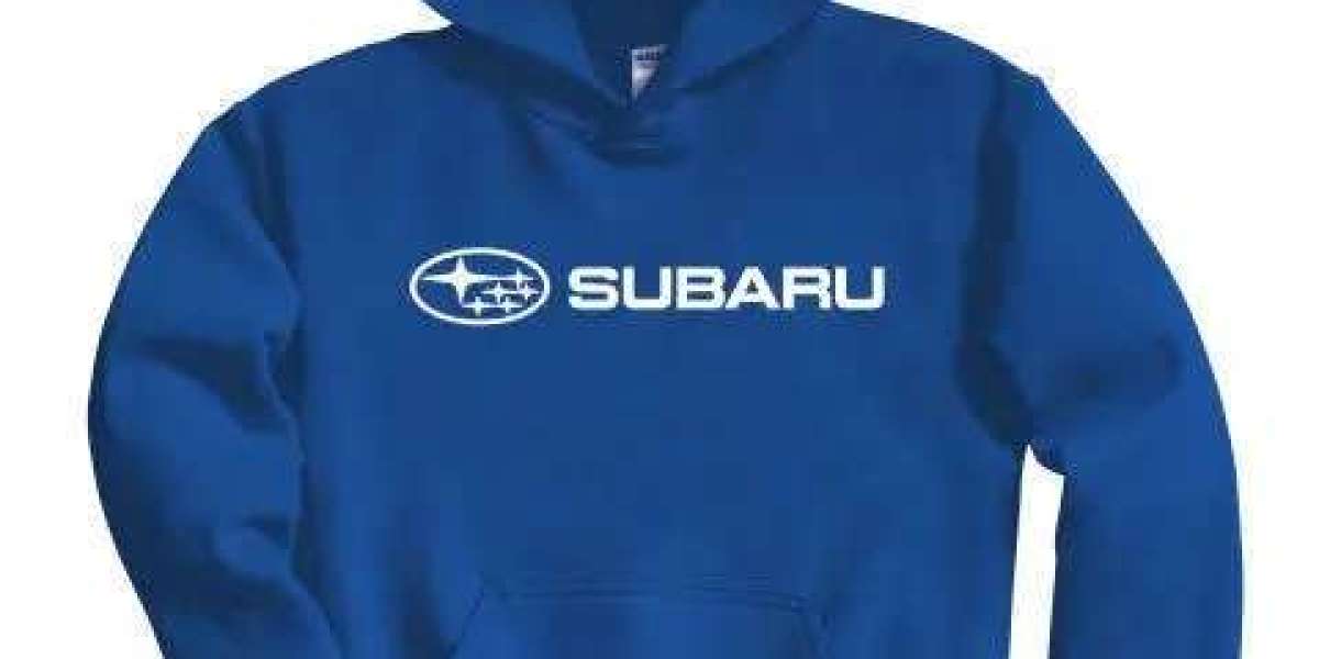 Subaru Hoodie Blue Fashion Trends