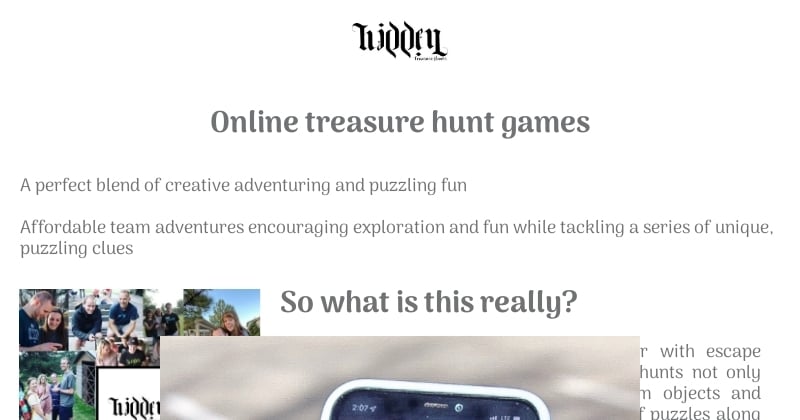 Online Treasure Hunt Games