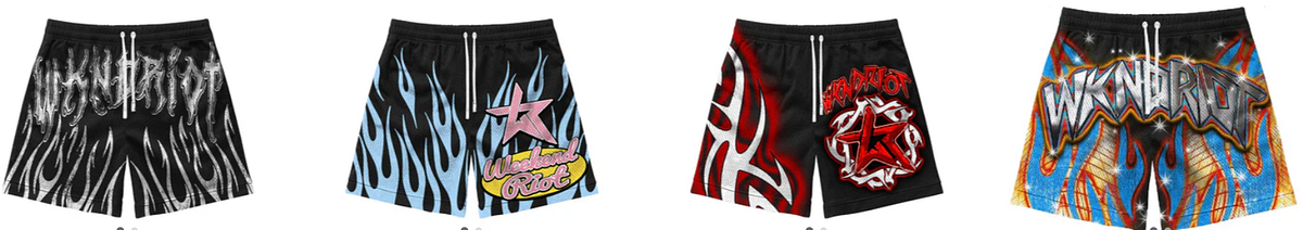 Printed Basketball Shorts: Style That Performs Both On and Off the Court | by WkndRiot | Oct, 2024 | Medium