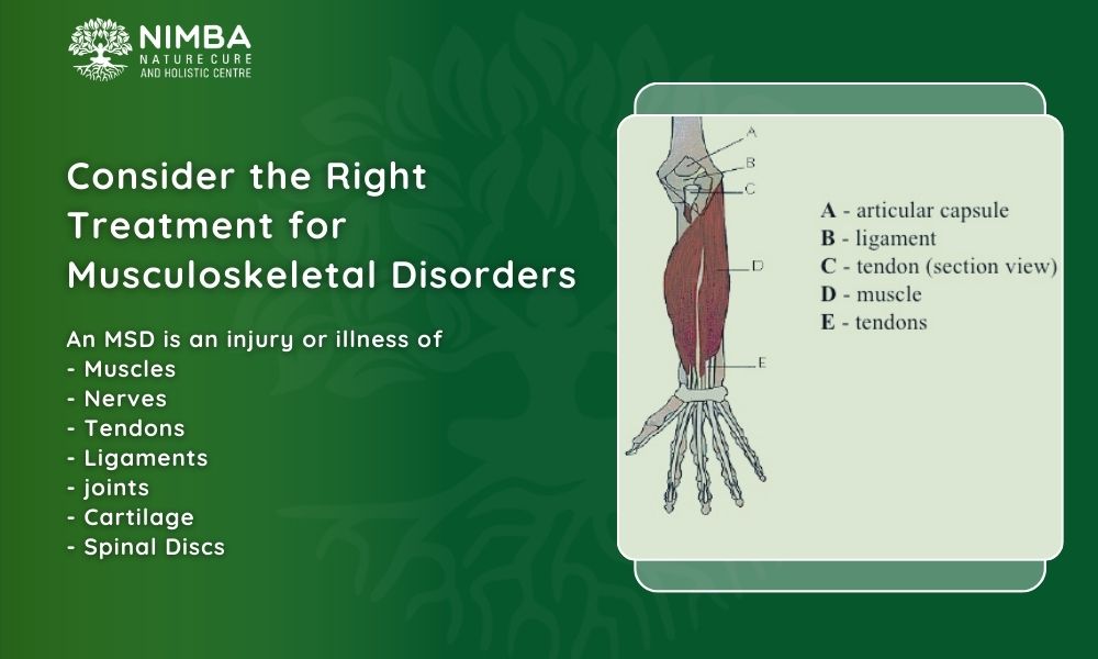 Consider the Right Treatment for Musculoskeletal Disorders