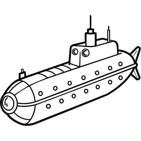 20+ Submarine Coloring Pages - Coloring Online Free