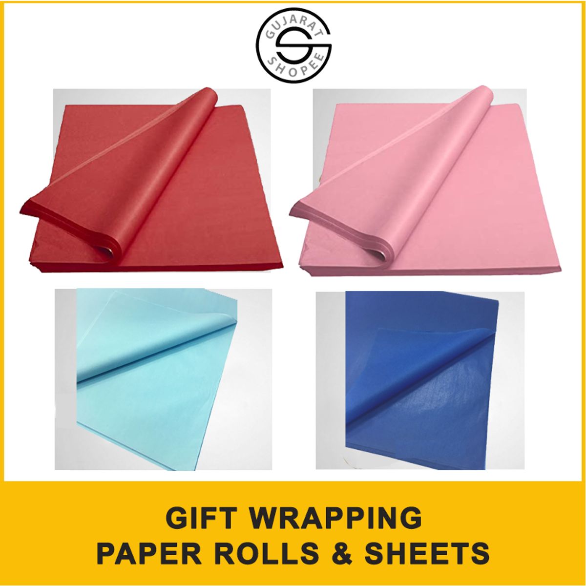 Unwrap Joy: Transform Your Gifts with Gujarat Shopee's Premium Gift Wrap Paper rolls