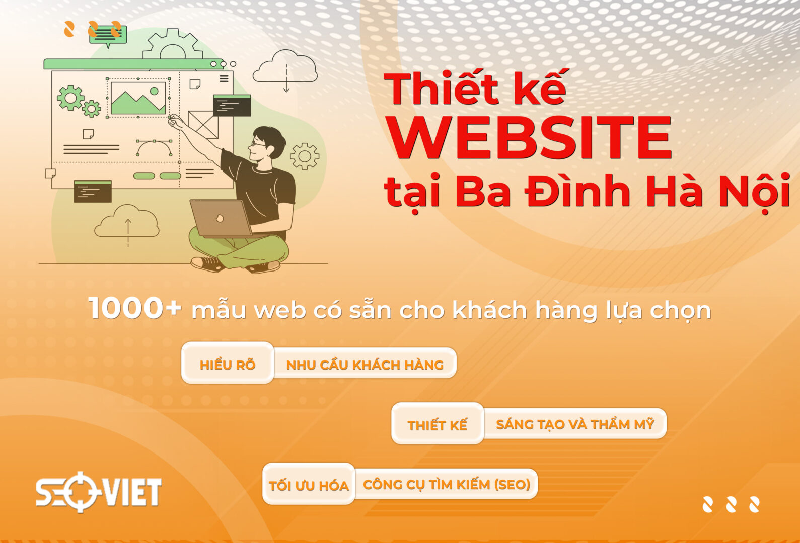 Dịch vụ thiết kế website tại Ba Đình Hà Nội theo yêu cầu