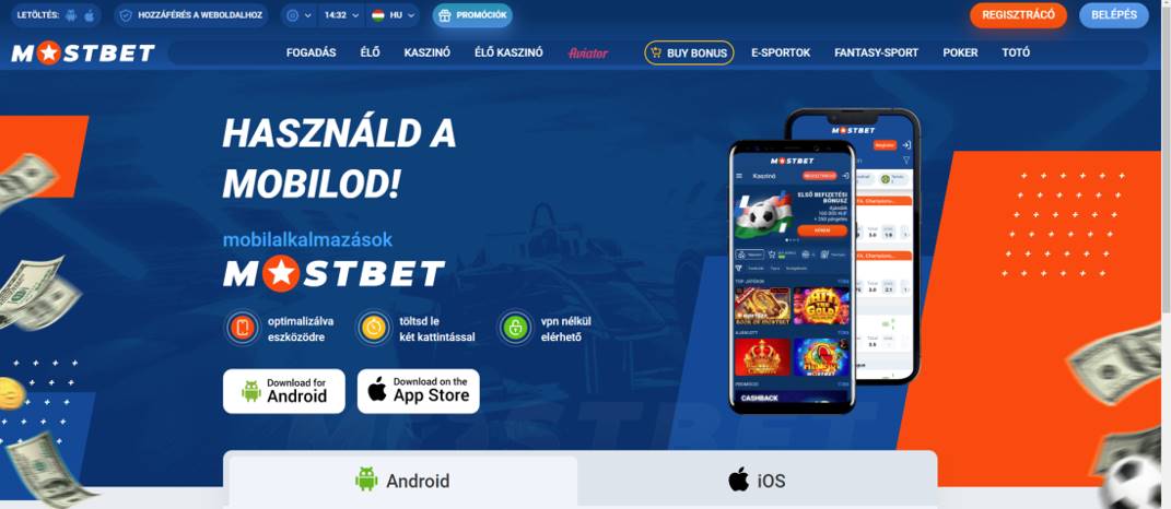 Mostbet letöltő alkalmazás IOS és Android apk számára