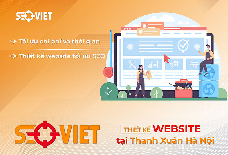 Thiết kế website tại Thanh Xuân Hà Nội chuyên nghiệp, uy tín