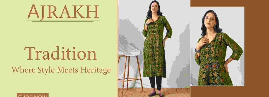 Ajrakh  Print kurta Cover Image