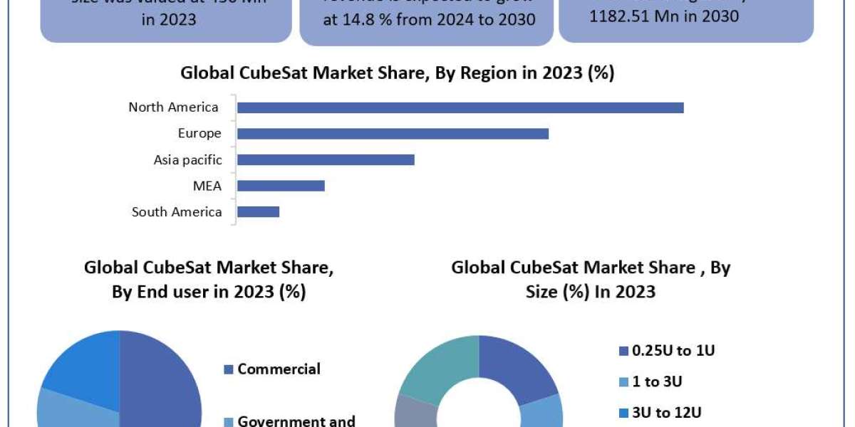 CubeSat Market	Worth the Numbers: Size, Share, Revenue, and Statistics Overview | 2024-2030