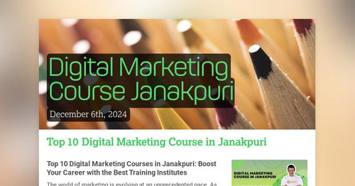 Digital Marketing Course in Janakpuri